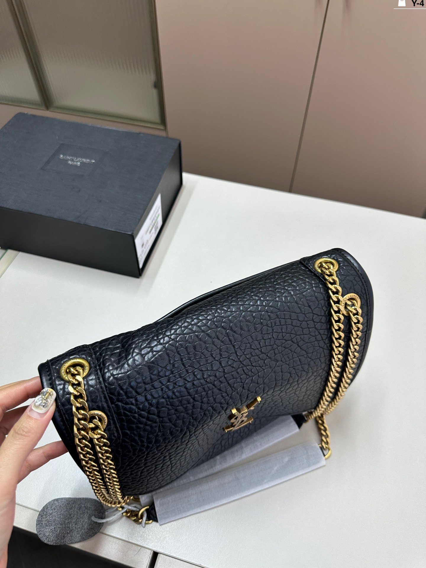YSL Niki Medium Black Leather - Bag - Image 5