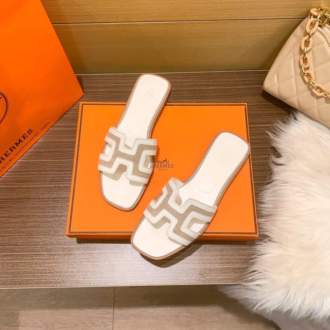 HM Oran Sandals White/Beige - Slides - Image 8
