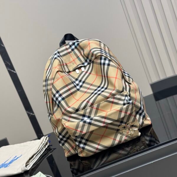 BBR Vintage Check Backpack Beige Check - Backpack