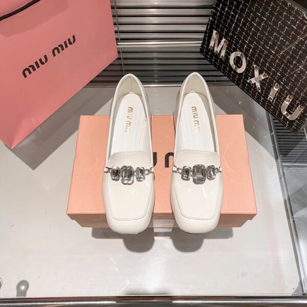 MIU Crystal Embellished Mary Jane - Heels