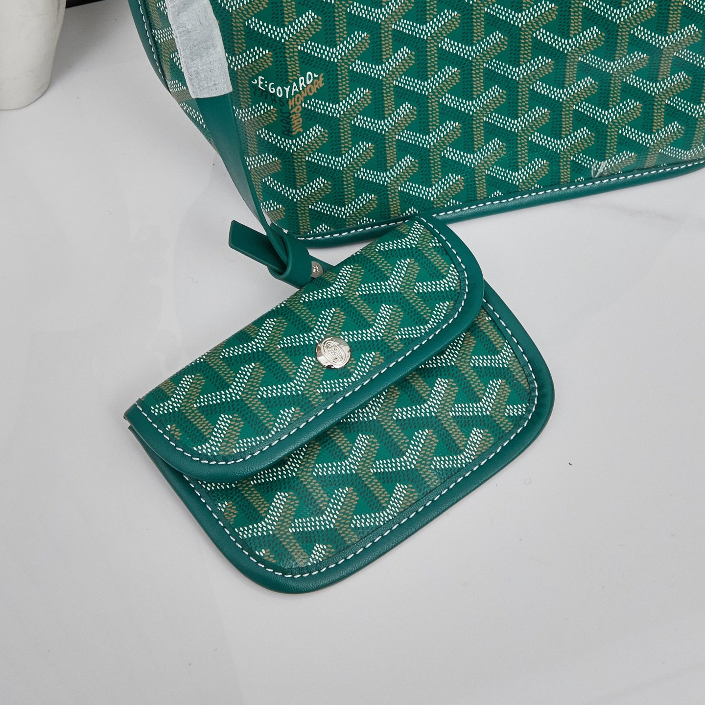 GYD Saint Louis PM Green GYDine Canvas - Bag - Image 5