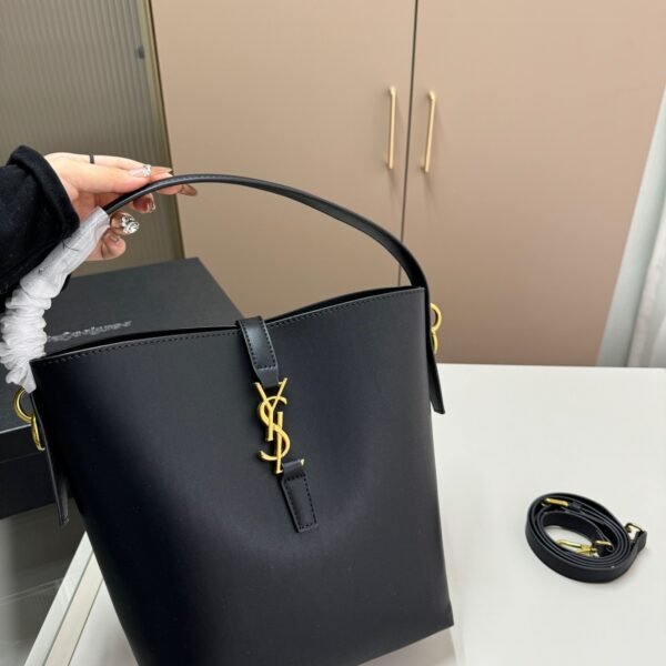 YSL Le 37 Bucket Black Leather - Bag