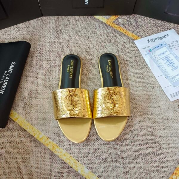 YSL Cassandra Flat Sandals - Sandals