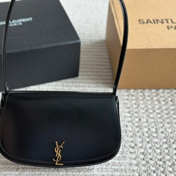 YSL Le 5 à 7 Hobo Black, White, Beige Leather - Bag