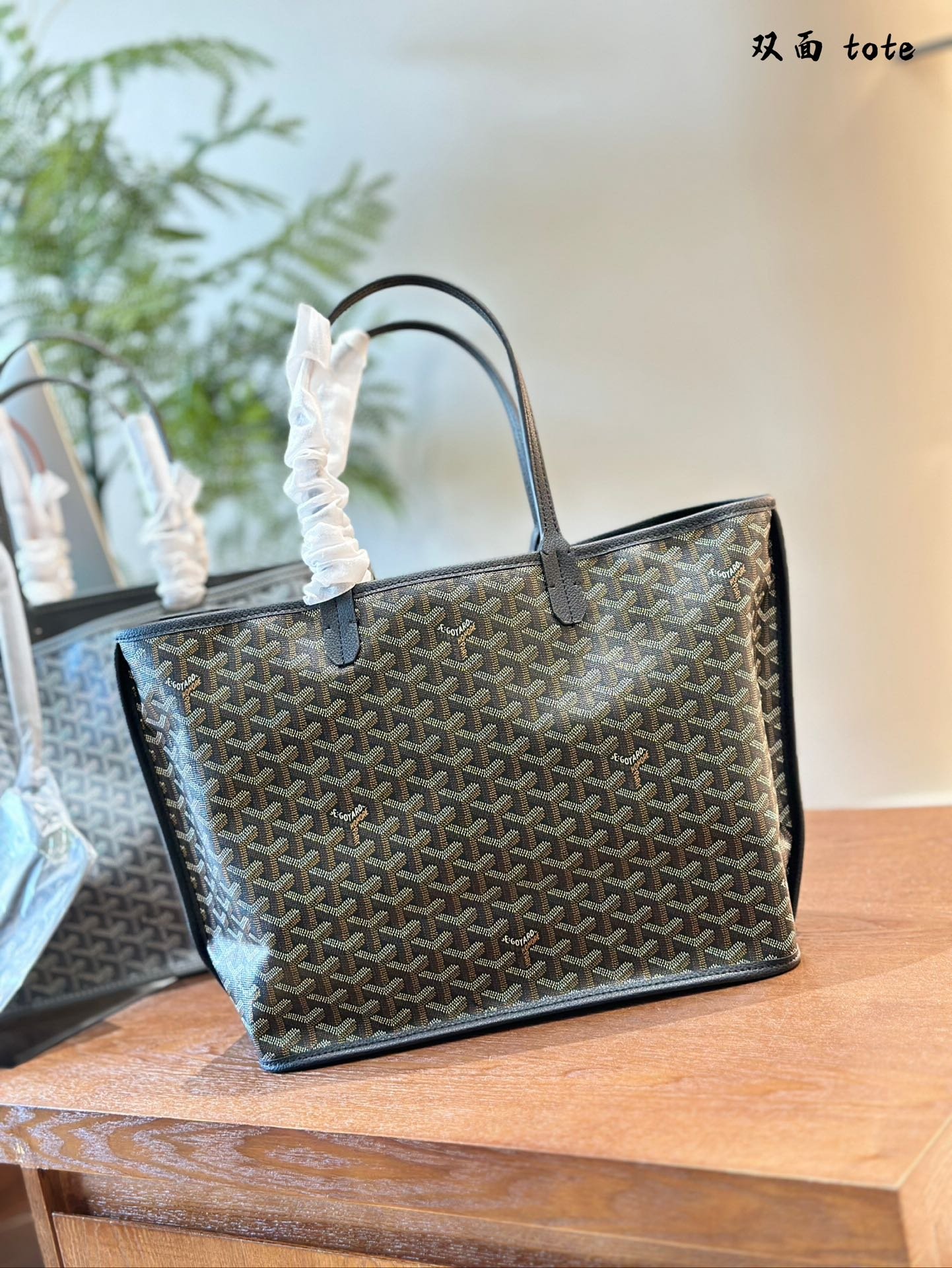 GYD Saint Louis PM Black GYDine Canvas - Bag - Image 3