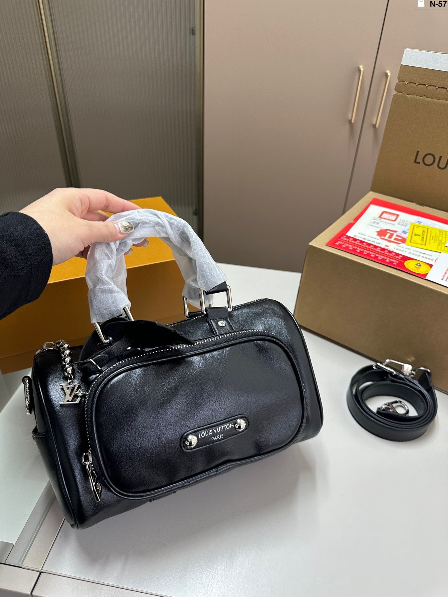 LV Soft Trunk Black Leather - Bag - Image 6