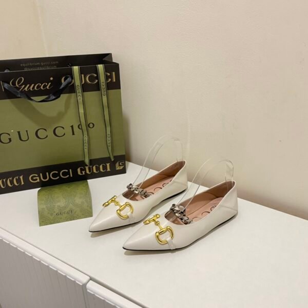 GG Horsebit Chain Ballet Flats - Shoes