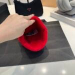 TNF Logo Beanie Red Wool – Hat