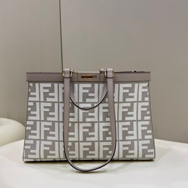 FD Sunshine Shopper Large FF Canvas - Bag