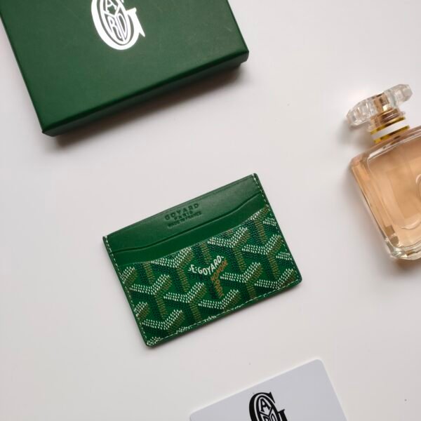 GYD Saint-Sulpice Card Holder Green GYDine Canvas - Wallet