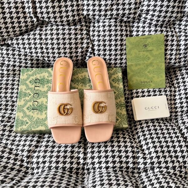 GG Double G Slide Sandals - Slides