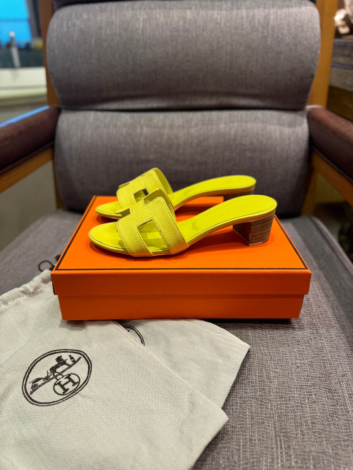 HM Oran Sandals Yellow - Sandals