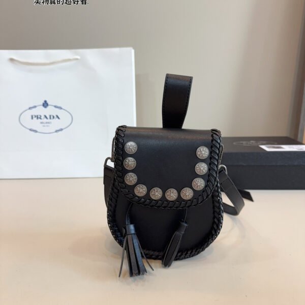 PR Cahier Black Leather - Bag