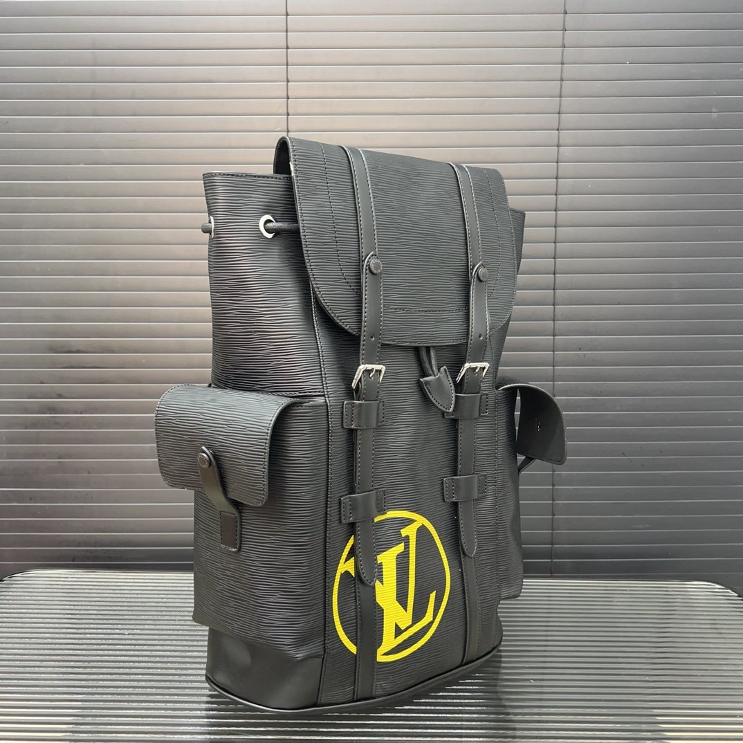 LV Christopher Backpack Black Epi - Bag - Image 3