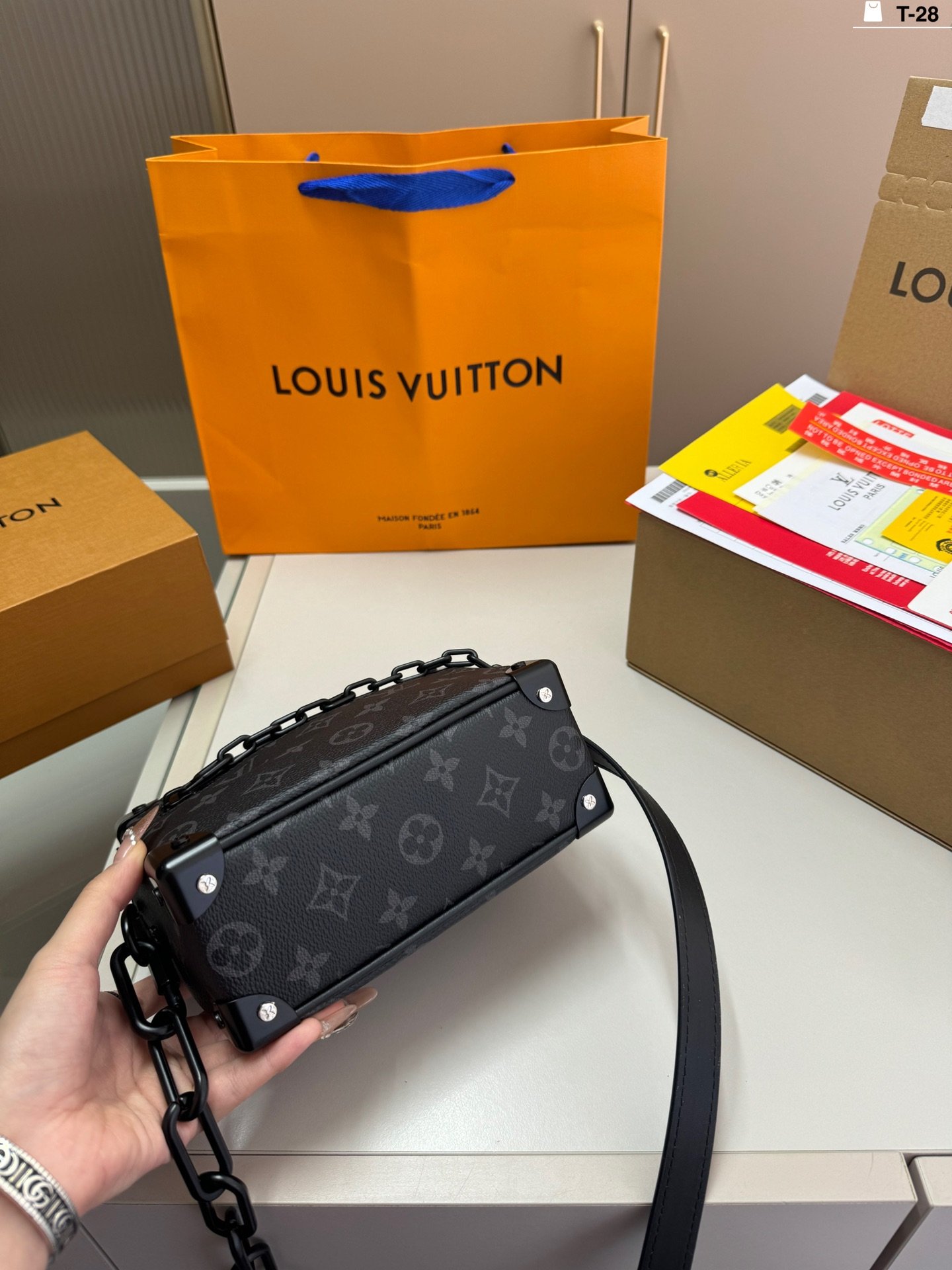 LV Soft Trunk Monogram Eclipse - Bag - Image 3