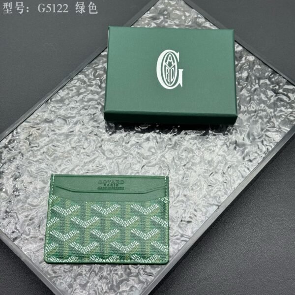 GYD Saint-Sulpice Card Holder Green GYDine Canvas - Wallet