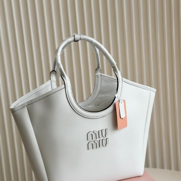 MIU Logo Tote Leather - Bag
