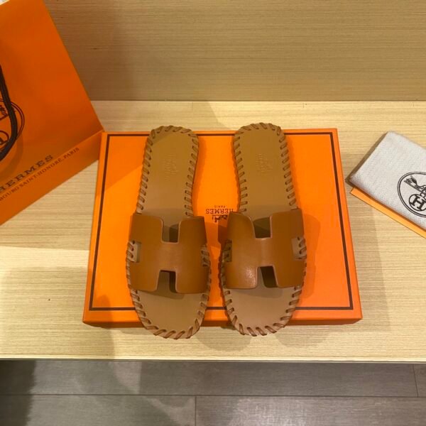 HM Oran Sandals Gold Leather - Sandals