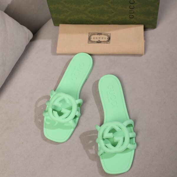GG Rubber GG Slide Sandals - Slides