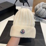 MCL Ribbed Wool Beanie Cream – Hat