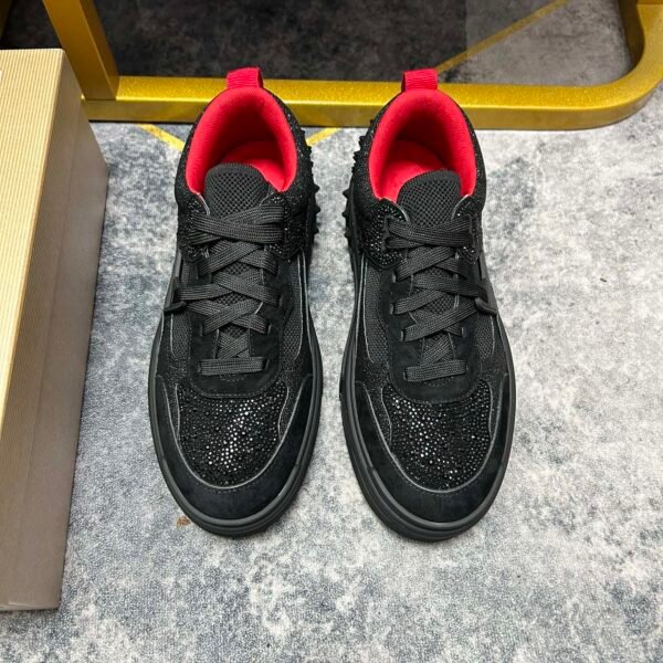 CD Loubishark Black/Red - Sneakers