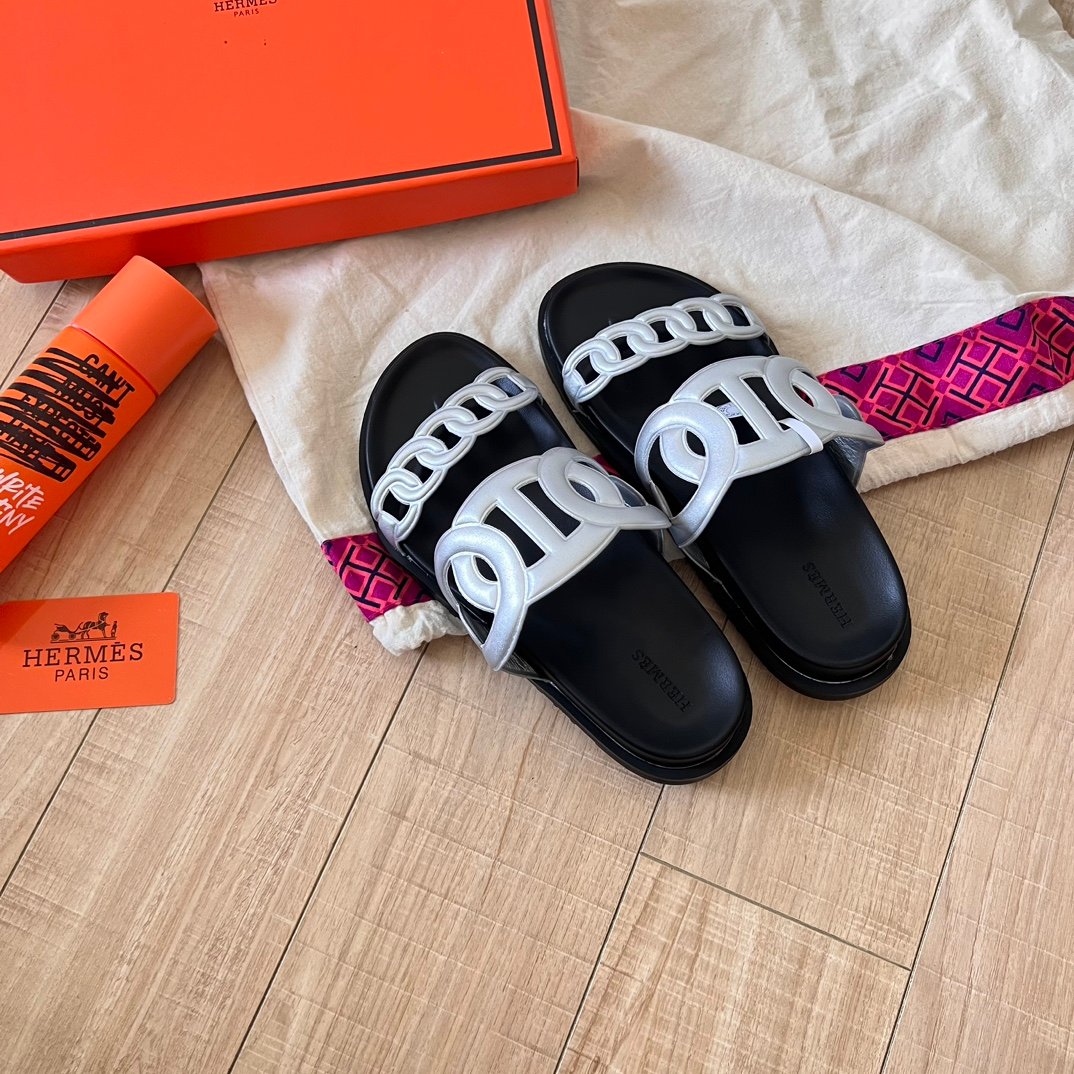 HM Chaine d'Ancre Silver/Black - Slides - Image 9