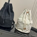 PR Canvas Bucket Bag Beige Canvas – Borsa