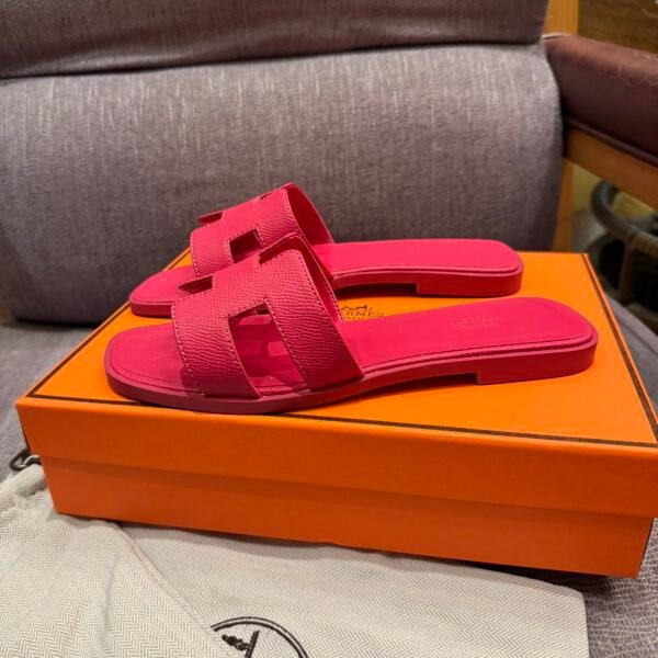 HM Oran Sandals Pink Leather - Sandals
