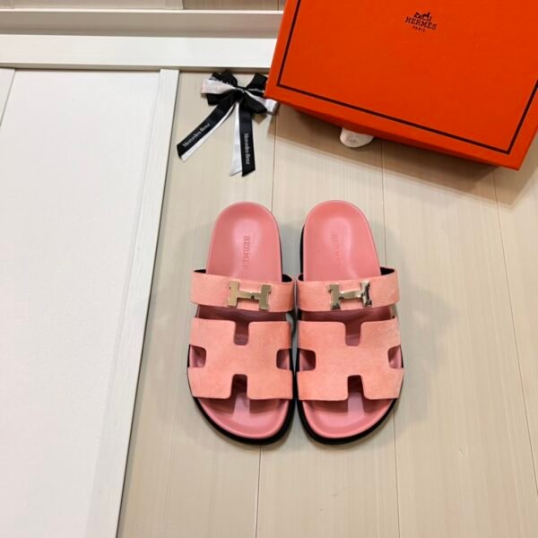 HM Oran Sandals Pink Suede - Sandals
