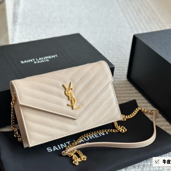 YSL Envelope Wallet on Chain - Bag