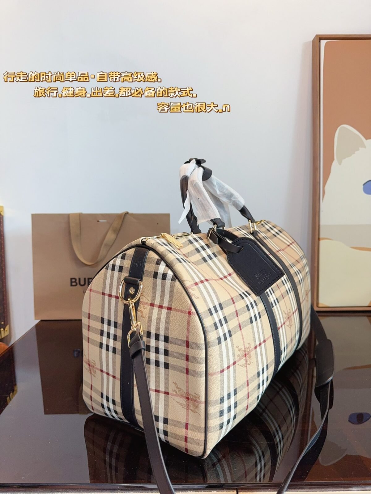 BBR Vintage Check Duffle – Bag — 3