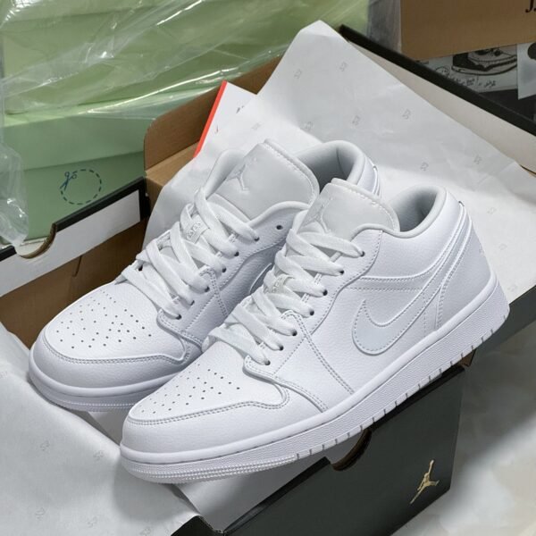 NK Air Jordan 1 Low White - Sneakers