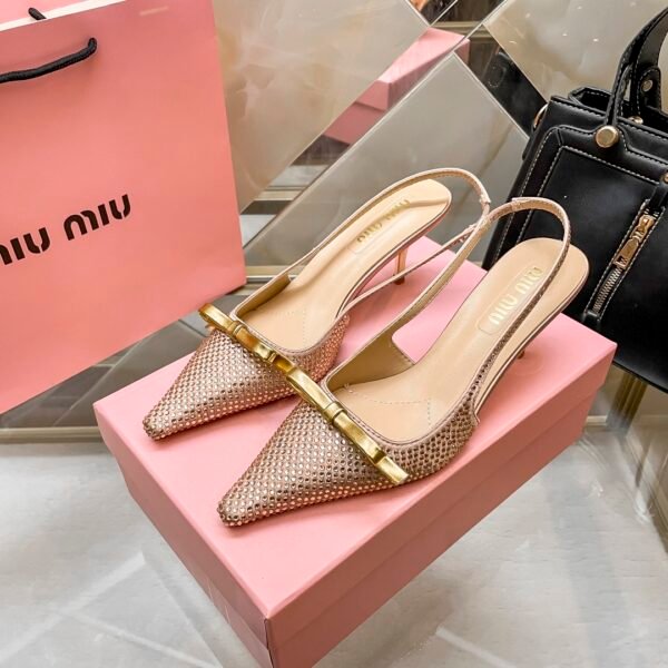 MIU Bow Slingback Pumps - Heels