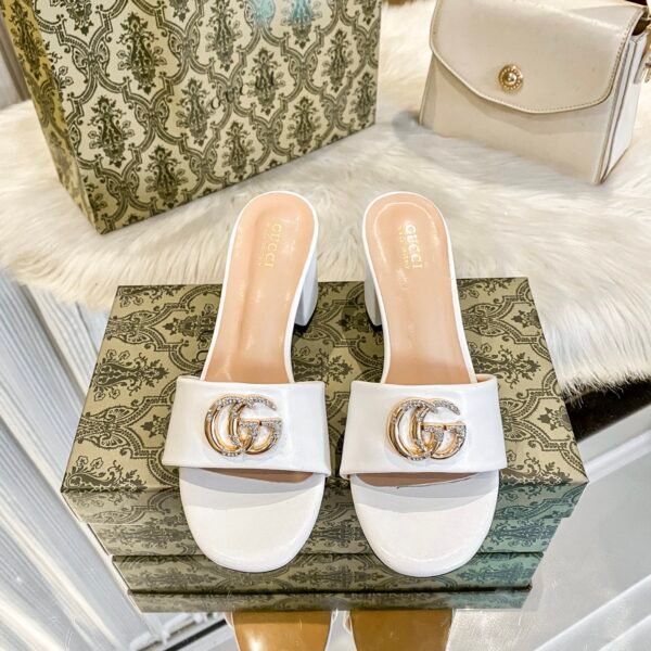 GG Marmont Slide Sandals - Heels