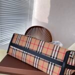 BBR Medium Title Vintage Check Beige/Black – Bag