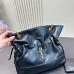 YSL Jamie Puffer Large Black Leather – Bag