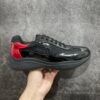 PR America's Cup Black/Red Patent Leather - Sneakers