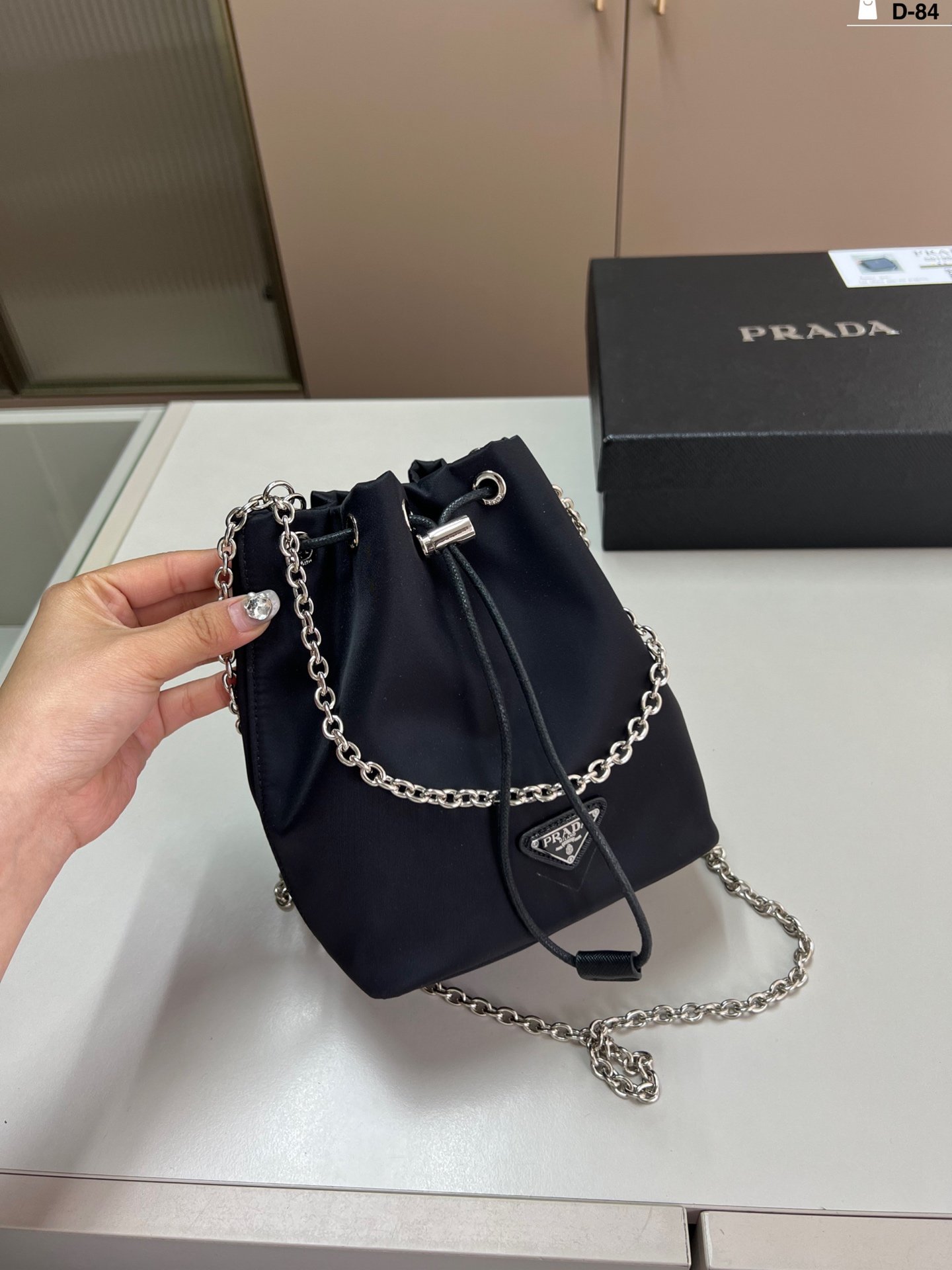 PR Nylon Mini Bag Black Nylon - Bag