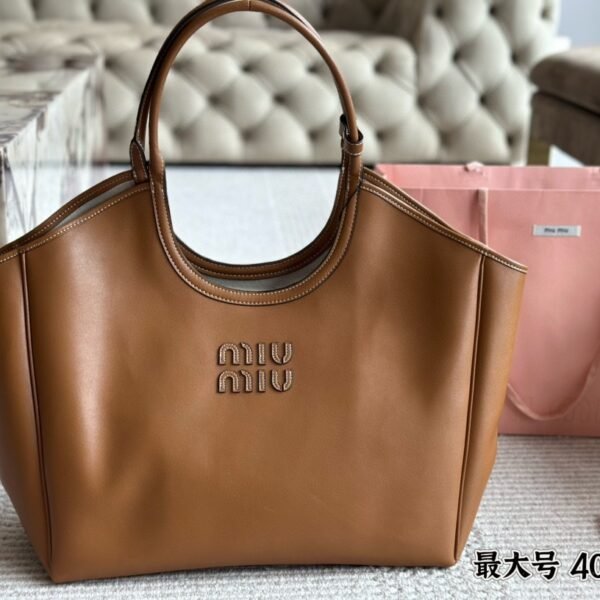 MIU Logo Tote - Bag