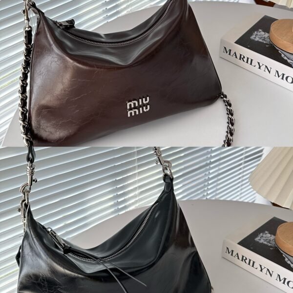 MIU Wander Black/Brown Leather - Bag