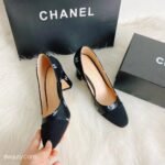 CC Printed Patchwork Heels Black/White – Scarpe con tacco