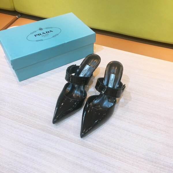 PR Patent Leather Slingback Pumps - Heels
