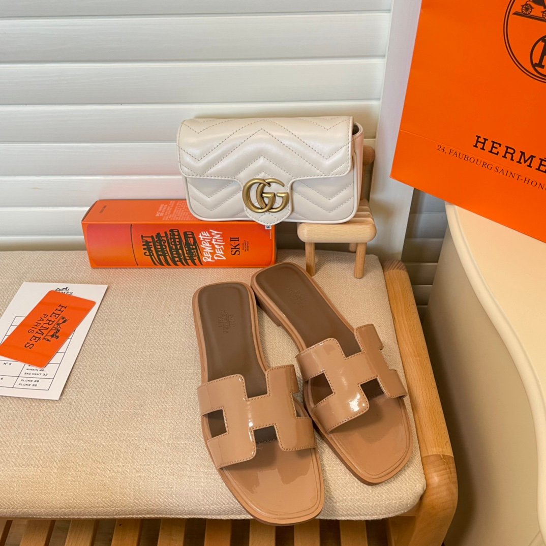 HM Oran Sandals Tan Leather - Sandals - Image 7