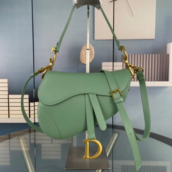 CD Saddle Green Leather - Bag