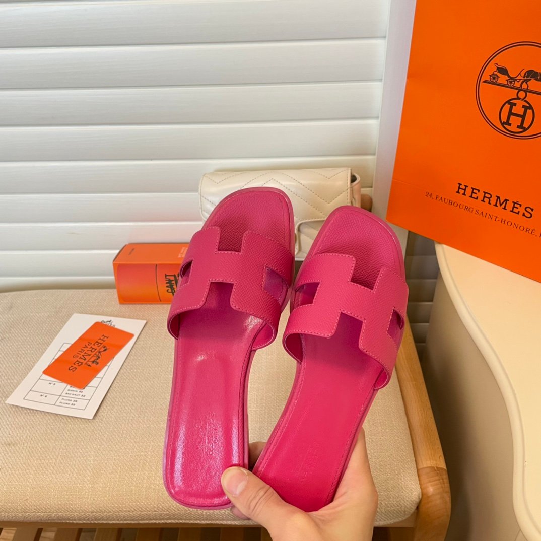HM Oran Sandals Pink Leather - Sandals - Image 6