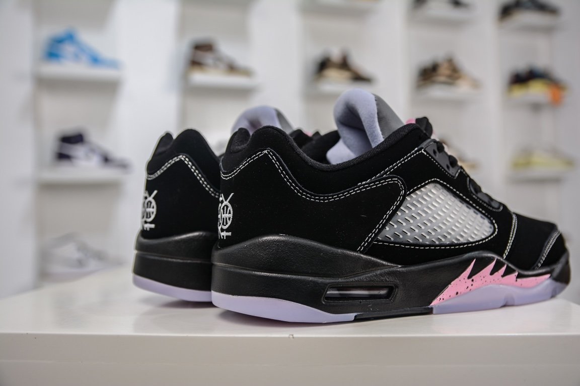 NK Air Jordan 5 Low Doernbecher Black/Pink - Sneakers - Image 6