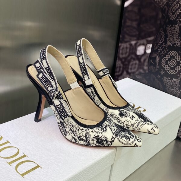 CD J'ACD Slingback Pump Toile de Jouy - Heels