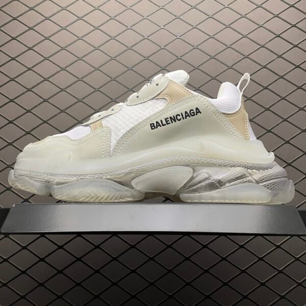 BAL Triple S Clear Sole White - Sneakers