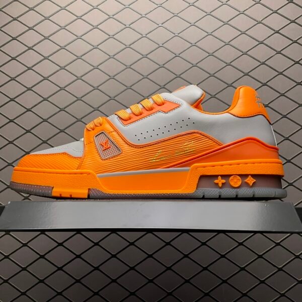 LV LV Trainer 43 Orange/Grey - Sneakers