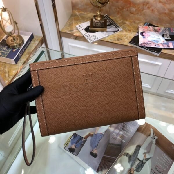 HM Jige Elan Gold Togo Leather - Bag